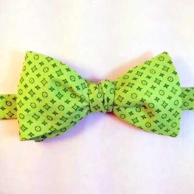 Green Monochrome Bow Tie