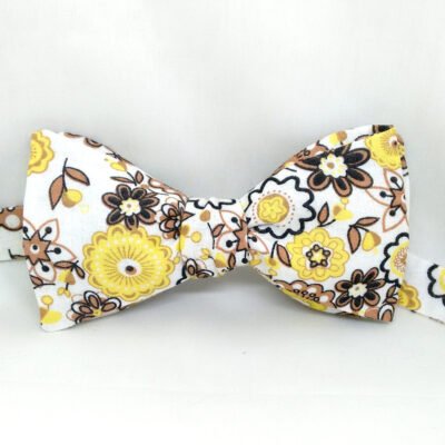 Autumn Floral Bow Tie