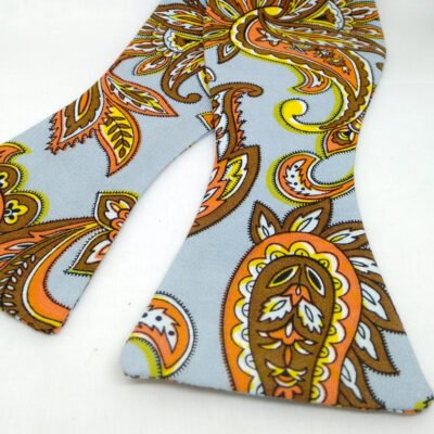 Autumn Paisley Bow Tie