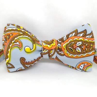 Autumn Paisley Bow Tie