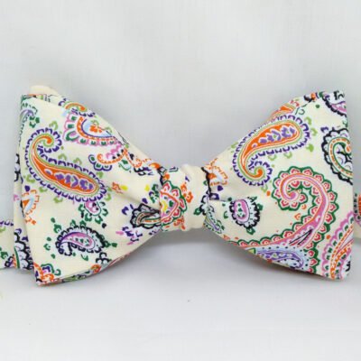 Colourful Paisley Bow Tie