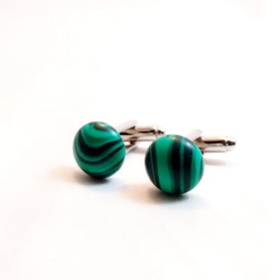 Green Malachite Cufflinks