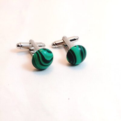 Green Malachite Cufflinks
