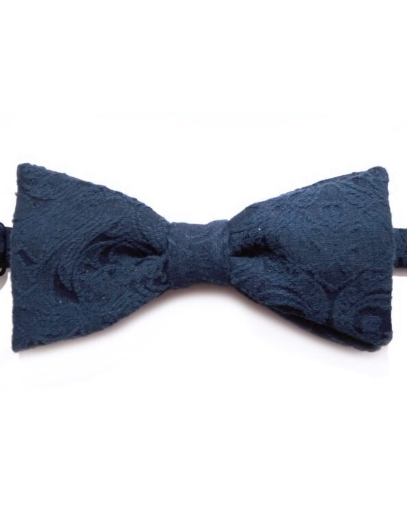 Blue Pre-Tied Bow Tie