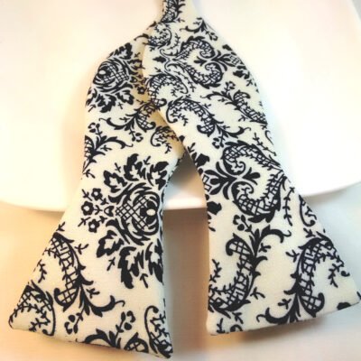 Porcelain Print Bow Tie