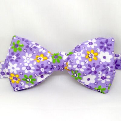 Purple Garden Bow Tie