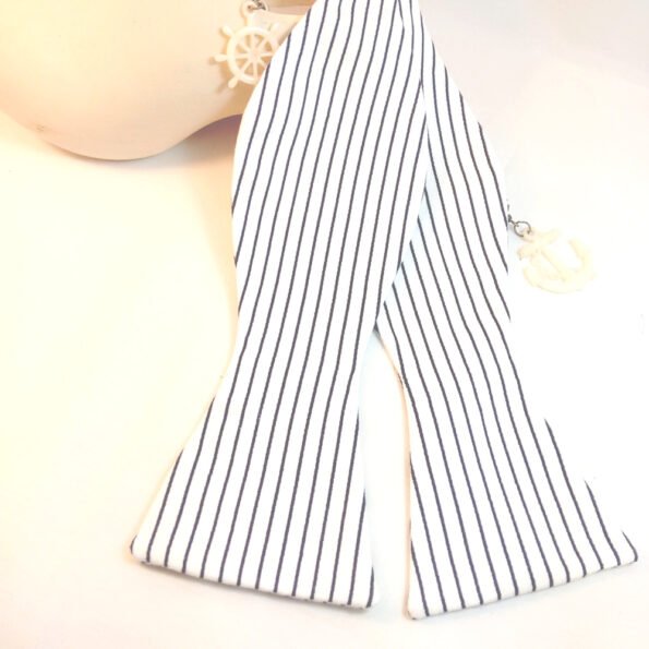 Nautical Stripe Bow Tie